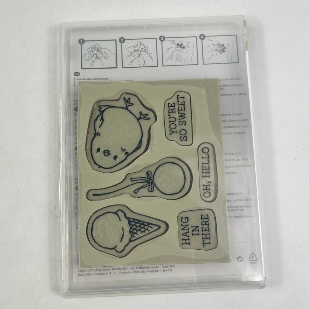 Stampin Up Balloon Celebration Greatest Greetings Honeycomb Blooms Birthday - Picture 8 of 16